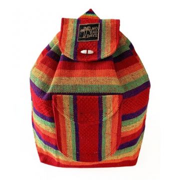 No Bad Days Baja Backpack - Bright Rainbow